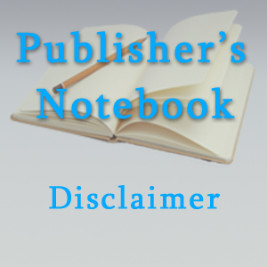 PublishersNotebook.com Disclaimer